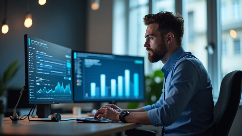 Écran d'ordinateur affichant un tableau de bord d'affiliation avec statistiques de commissions et taux de conversion