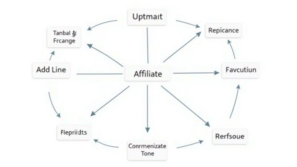 Tableau montrant les différents canaux de monétisation interconnectés et les flux de revenus mensuels d'un créateur de contenu