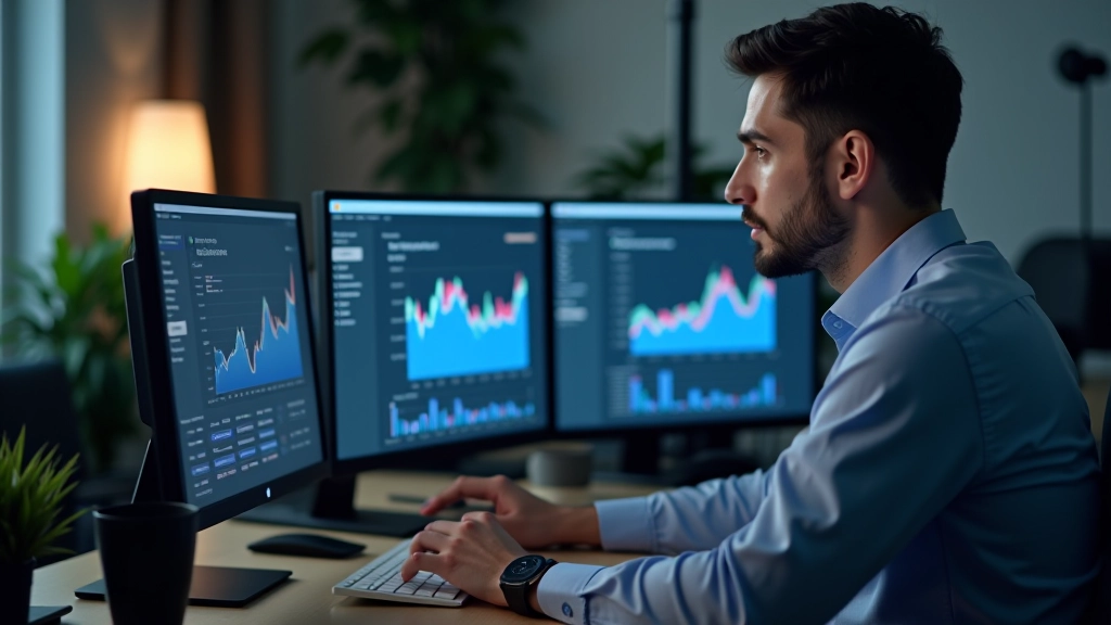 Tableau de bord e-commerce montrant les ventes mensuelles avec graphiques ascendants et métriques de conversion